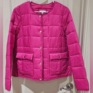 Women's Pink Quilted Jacket